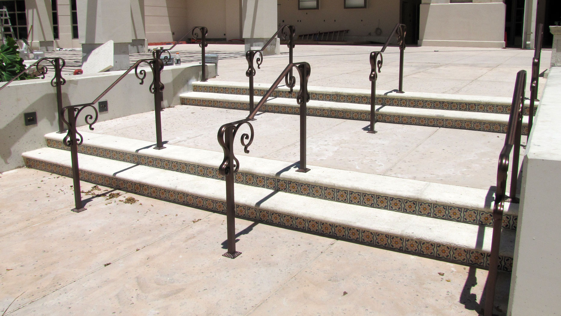photo of a iran railing