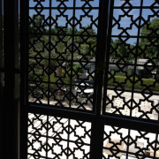 cropped photo of an iron gate