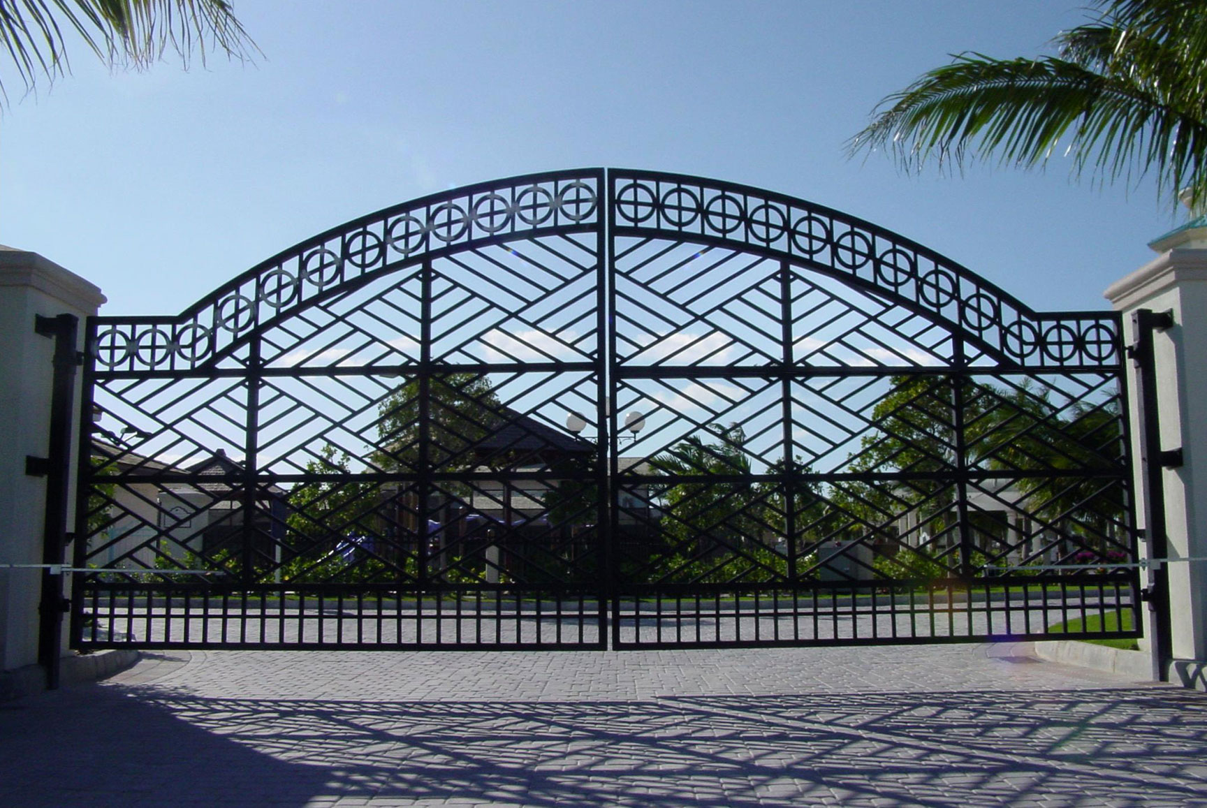 photo of an iron gate