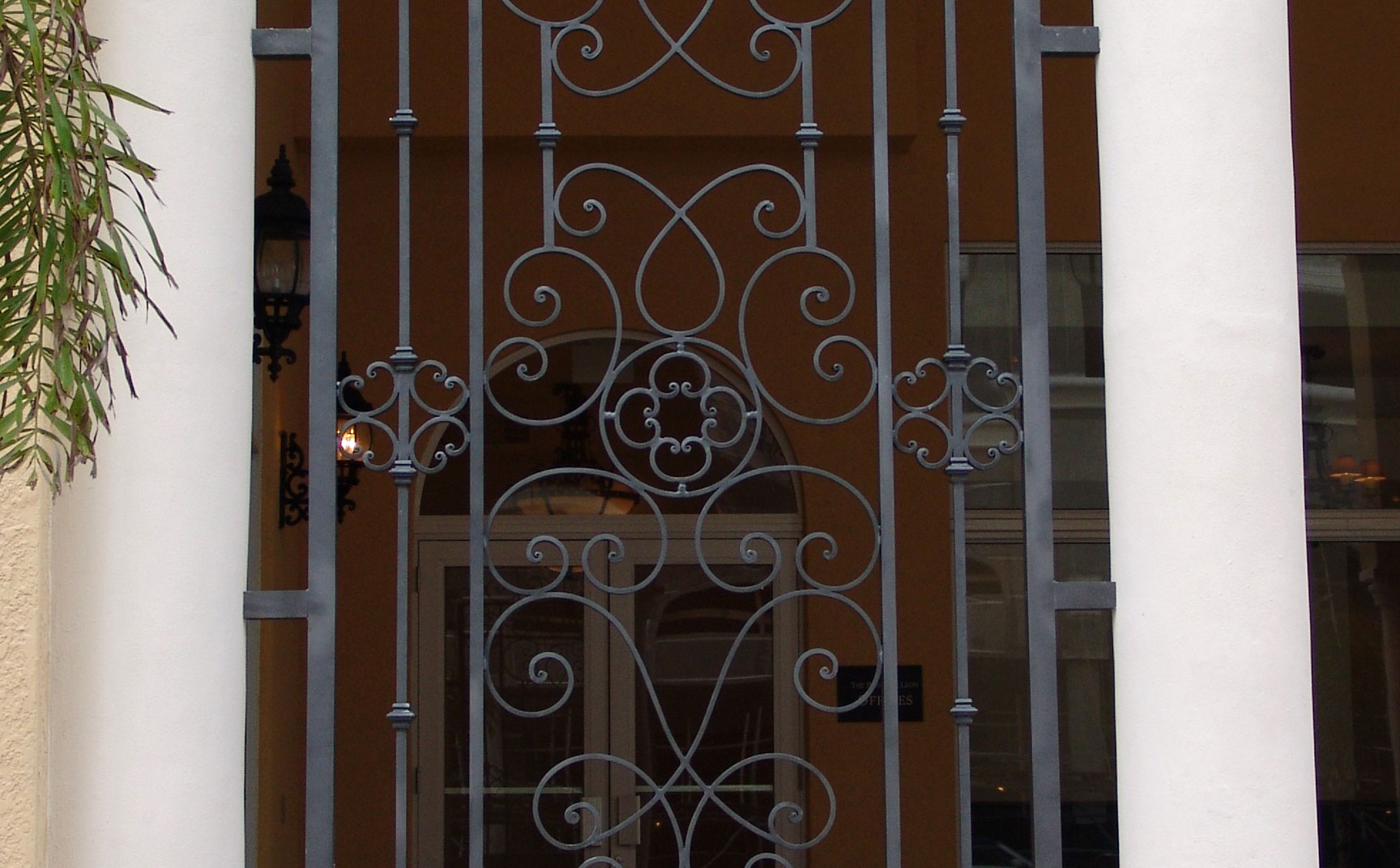 photo of commercial iron gate